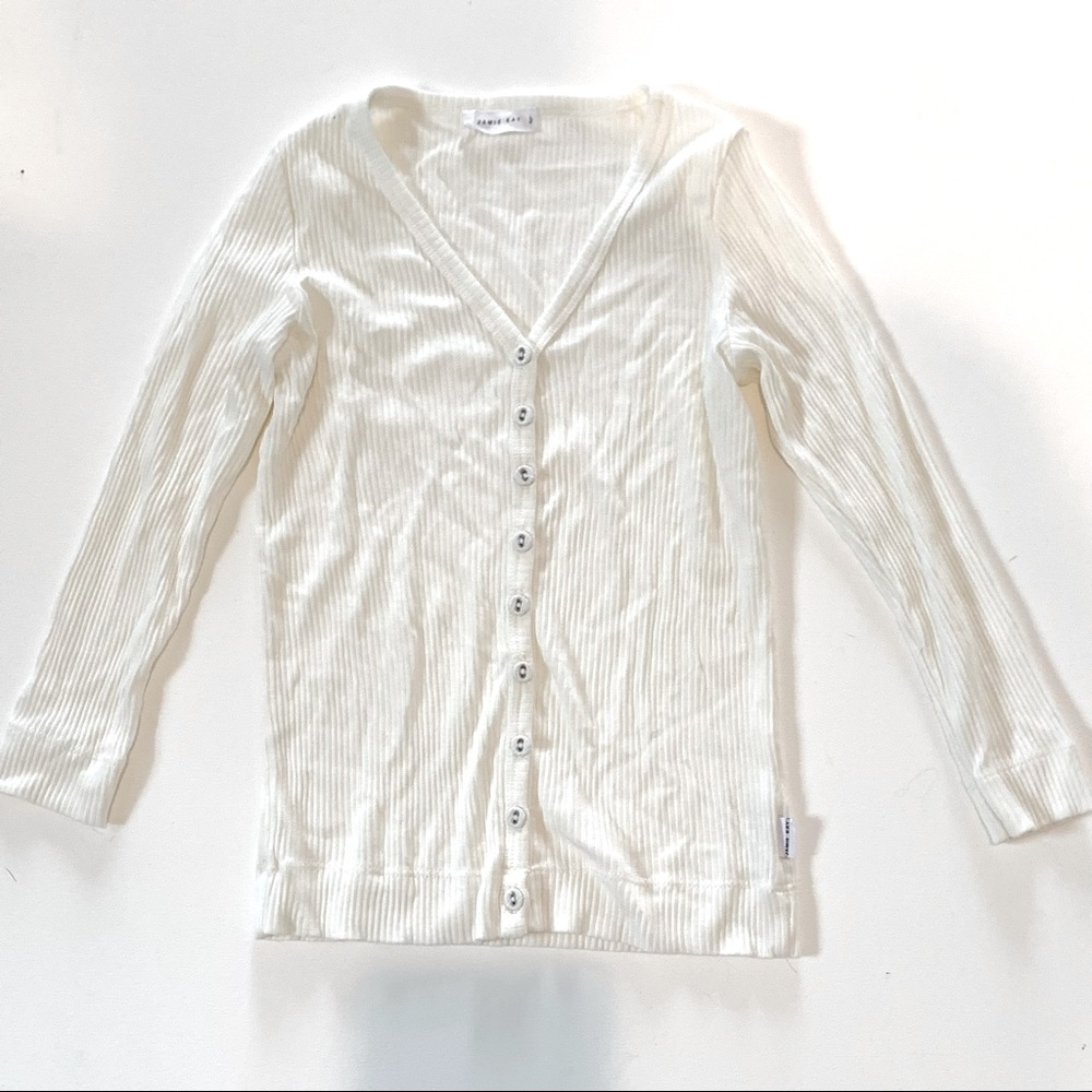 Jamie Kay 6 Modal Cardigan In Milk